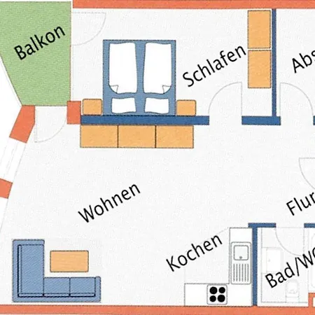 Strandhaus-Nordseebrandung-Fewo-C1-4 Apartment Cuxhaven